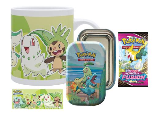 Pokemon Mug céramique 320 ml Plante + mini boite avec 1 booster