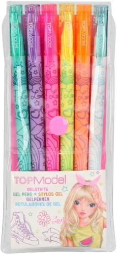 TopModel  Etui 6 stylos gel néon 