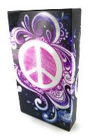 Etui à paquet 20 cigarettes SLIM PEACE & LOVE3