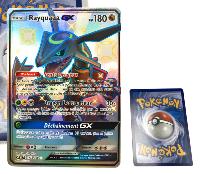 Pokemon Carte à l'unité Grand format Full Art RAYQUAZA GX édition française