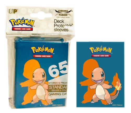 Pokemon 65 Sleeves protège-cartes illustration Salamèche