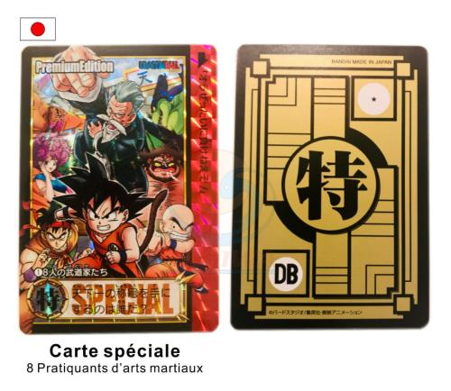  Carte Dragon Ball Carddass Premium Edition Jap 8 PRATIQUANTS D'ARTS MARTIAUX