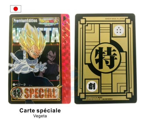  Carte Dragon Ball Super Carddass Premium Edition Japonaise Vegeta Super Saiyan