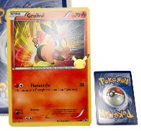 Pokemon Carte à l'unité Grand format 25 ans GRUIKUI édition française