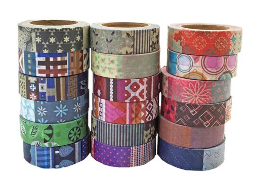 Washi Tape RETRO Lot de 6 - modèles au choix