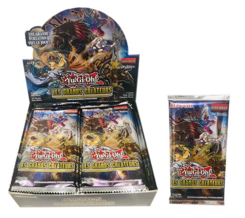 Yugioh Display de 24 boosters LES GRANDS CREATEURS 1ère édition française